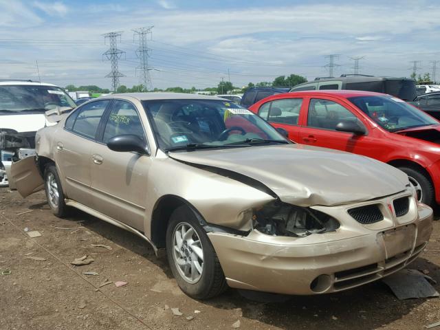 1G2NE52F84M597892 - 2004 PONTIAC GRAND AM S 金色 照片 1