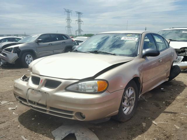 1G2NE52F84M597892 - 2004 PONTIAC GRAND AM S 金色 照片 2
