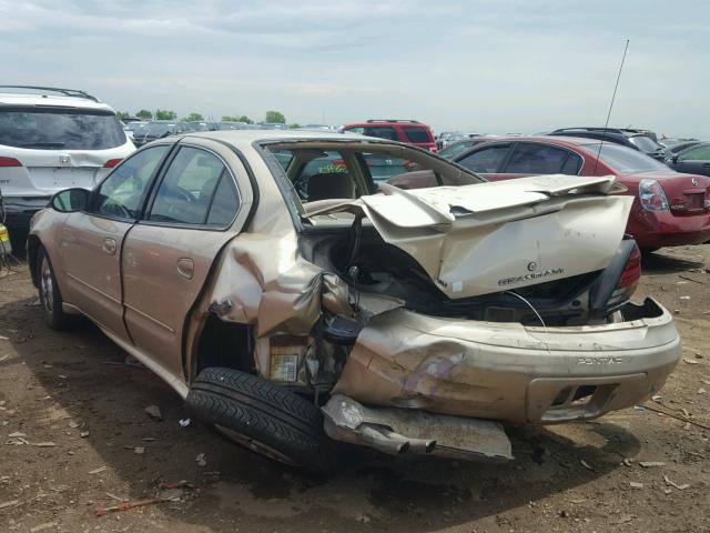 1G2NE52F84M597892 - 2004 PONTIAC GRAND AM S 金色 照片 3