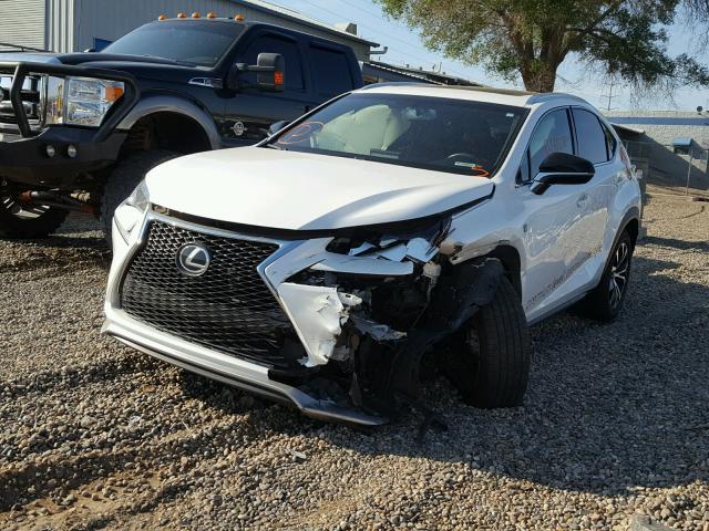 JTJBARBZ8F2045350 - 2015 LEXUS NX 200T WHITE photo 2