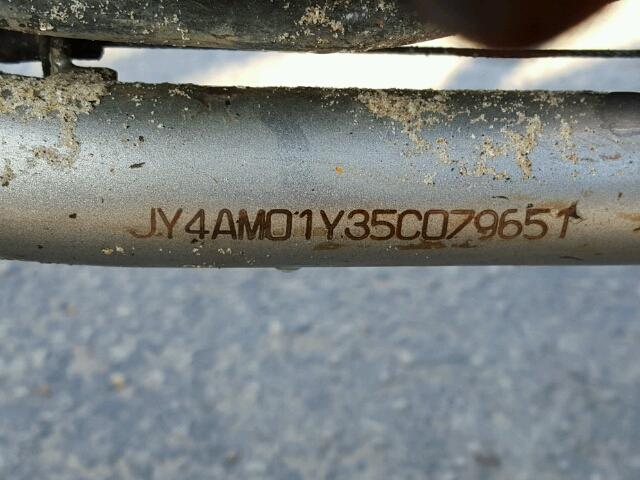 JY4AM01Y35C079651 - 2005 YAMAHA YFM660 R BLUE photo 10
