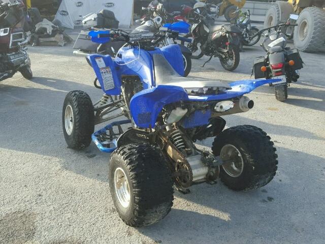 JY4AM01Y35C079651 - 2005 YAMAHA YFM660 R BLUE photo 3