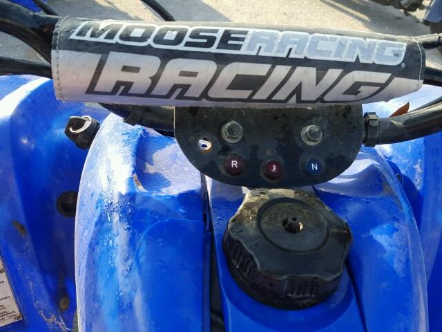 JY4AM01Y35C079651 - 2005 YAMAHA YFM660 R BLUE photo 8