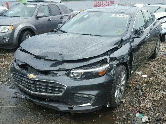 1G1ZH5SXXGF161673 - 2016 CHEVROLET MALIBU PRE GRAY photo 2