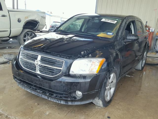 1B3CB3HA2BD120742 - 2011 DODGE CALIBER MA BLACK photo 2