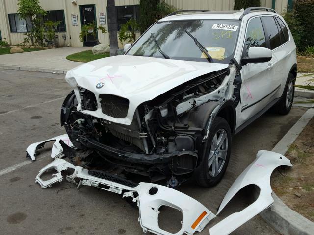 5UXZW0C55D0B95789 - 2013 BMW X5 XDRIVE3 WHITE photo 2