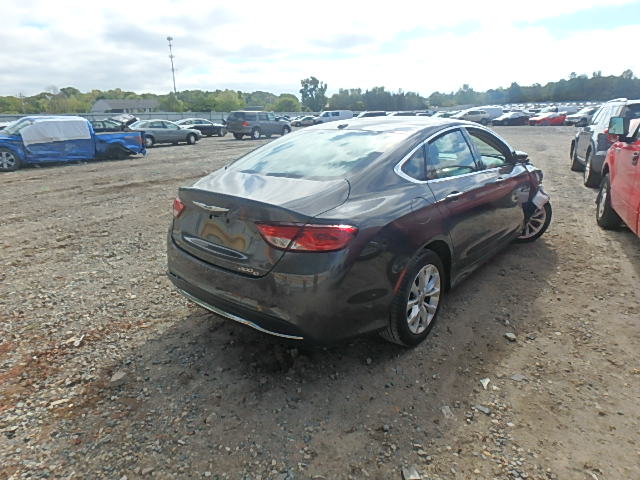 1C3CCCCB1FN577333 - 2015 CHRYSLER 200 GRAY photo 4