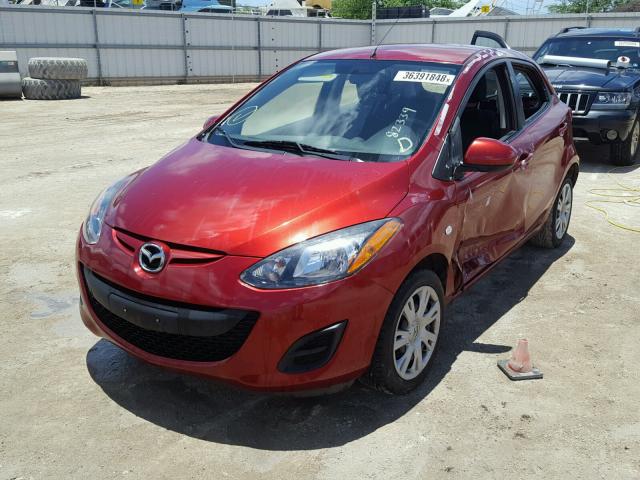 JM1DE1KY3E0172560 - 2014 MAZDA MAZDA2 SPO 红色 照片 2