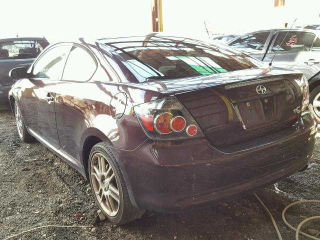 JTKDE167590276855 - 2009 TOYOTA SCION TC 栗色 照片 3