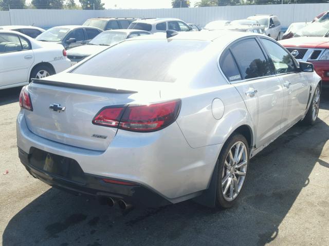 6G3F15RW3FL102236 - 2015 CHEVROLET SS SILVER photo 4