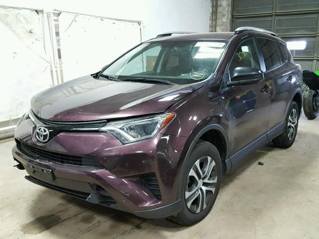 2T3BFREV0GW518020 - 2016 TOYOTA RAV4 LE PURPLE photo 2