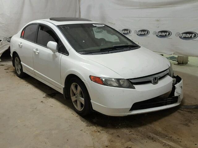 1HGFA16807L050823 - 2007 HONDA CIVIC EX WHITE photo 1