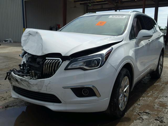 LRBFXBSA2HD004870 - 2017 BUICK ENVISION E WHITE photo 2