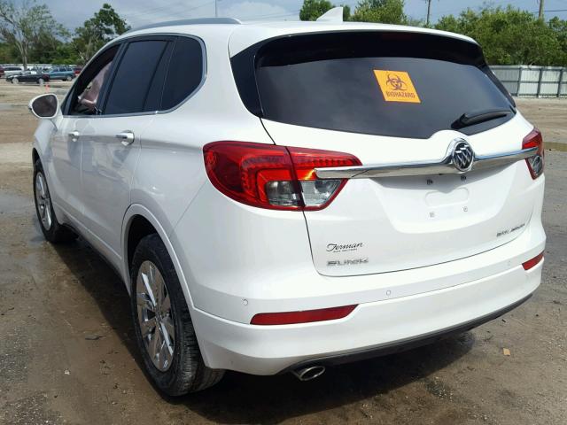 LRBFXBSA2HD004870 - 2017 BUICK ENVISION E WHITE photo 3