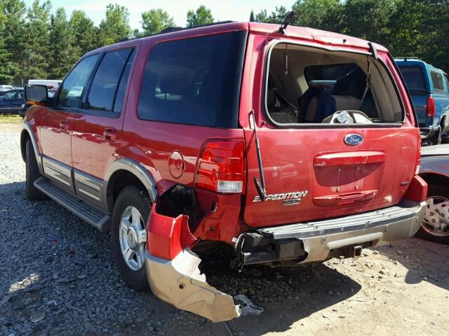 1FMFU18L03LC42711 - 2003 FORD EXPEDITION RED photo 3