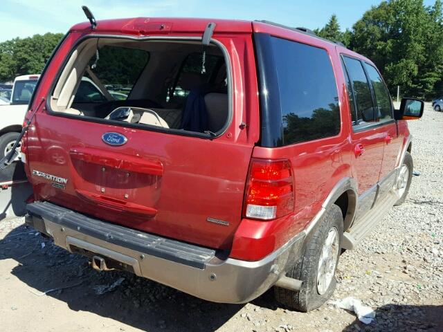 1FMFU18L03LC42711 - 2003 FORD EXPEDITION RED photo 4