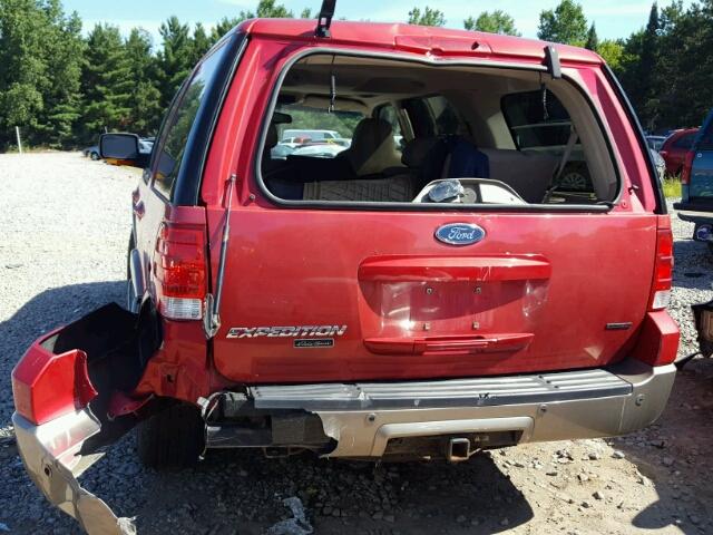 1FMFU18L03LC42711 - 2003 FORD EXPEDITION RED photo 9