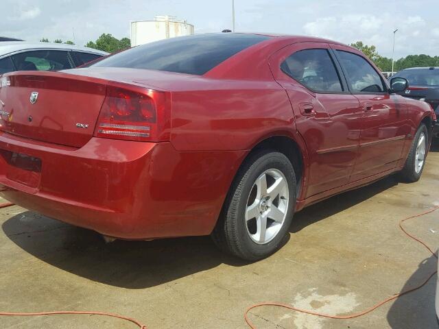 2B3KA43GX6H312418 - 2006 DODGE CHARGER SE BURGUNDY photo 4