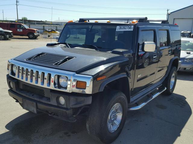 5GRGN23U65H110858 - 2005 HUMMER H2 BLACK photo 2