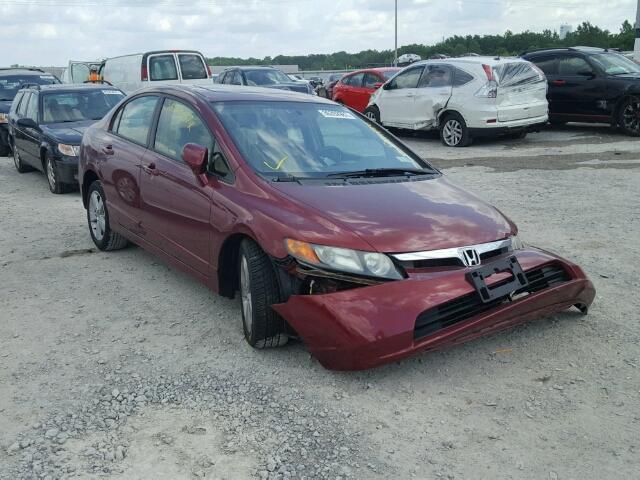 1HGFA16867L008074 - 2007 HONDA CIVIC EX MAROON photo 2