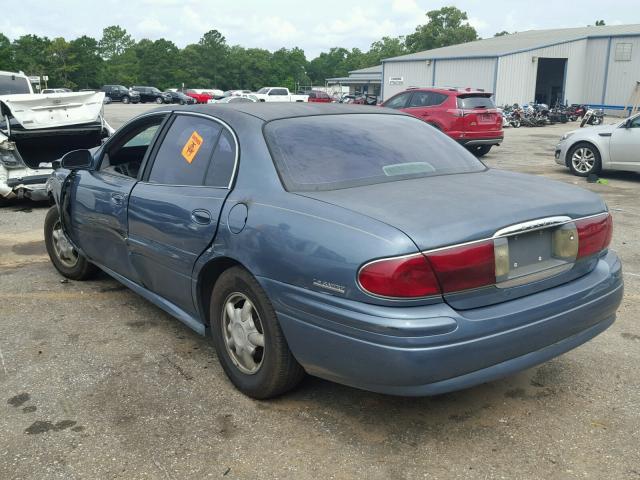 1G4HP54K514259161 - 2001 BUICK LESABRE CU BLUE photo 3