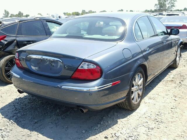 SAJDA01P21GM02512 - 2001 JAGUAR S-TYPE BLUE photo 4