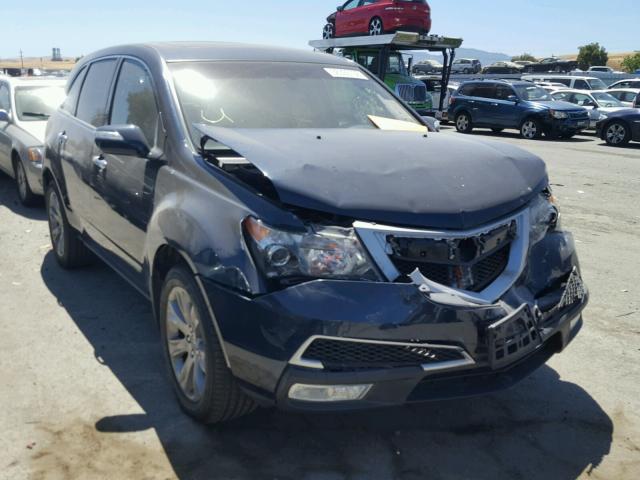 2HNYD2H52BH543765 - 2011 ACURA MDX ADVANC BLUE photo 1