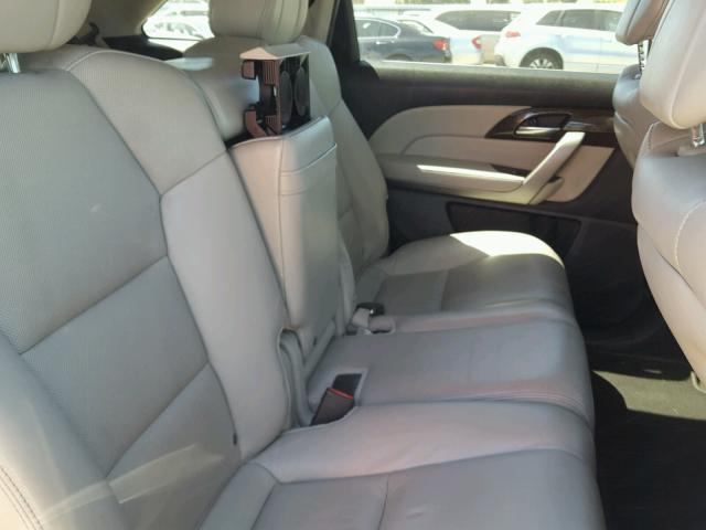 2HNYD2H52BH543765 - 2011 ACURA MDX ADVANC BLUE photo 6