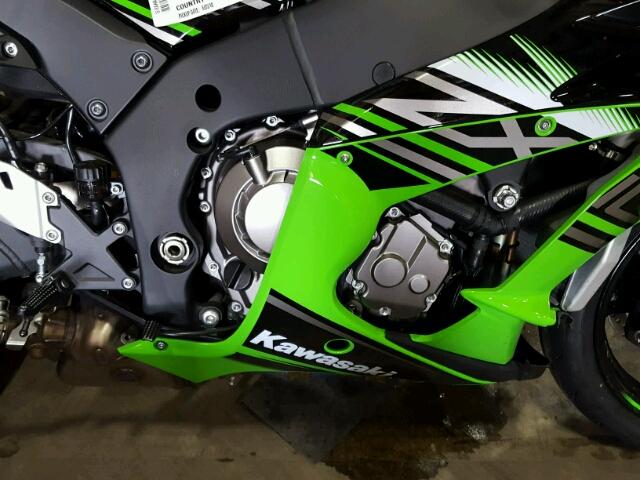 JKAZXCR1XGA001185 - 2016 KAWASAKI ZX1000 R GREEN photo 7