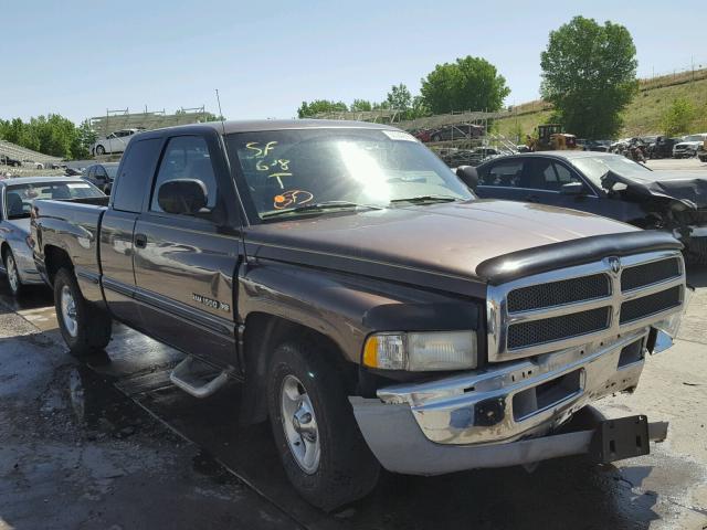 3B7HC12Y3WG134329 - 1998 DODGE RAM 1500 BROWN photo 1