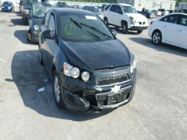 1G1JC6SB8D4166707 - 2013 CHEVROLET SONIC LT BLACK photo 1