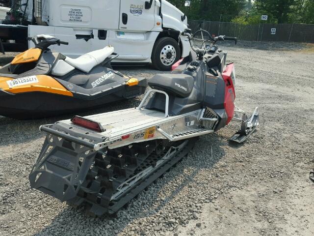 SN1EFK8P0HC700836 - 2017 POLARIS 800 RMK RED photo 4