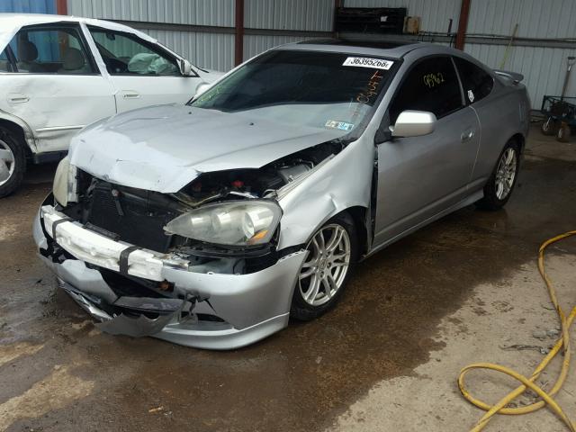 JH4DC54836S012581 - 2006 ACURA RSX SILVER photo 2