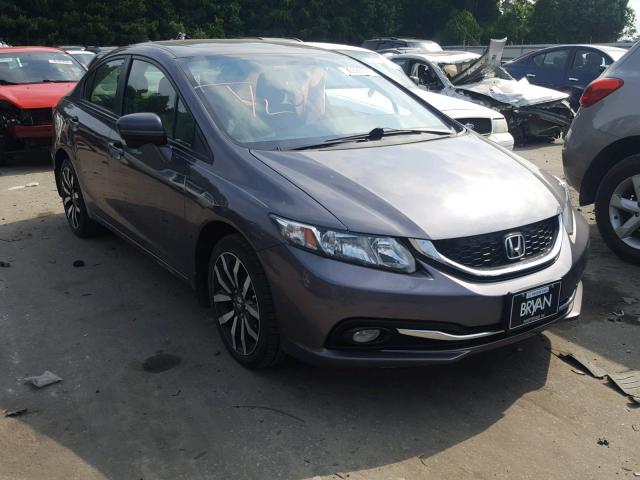 19XFB2F92FE053417 - 2015 HONDA CIVIC EXL Gümüş foto 1