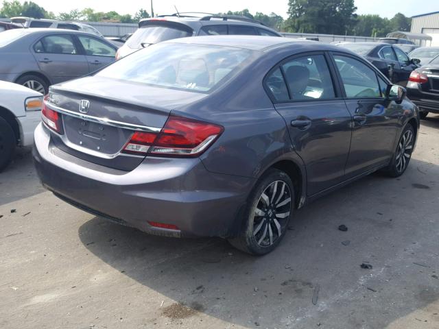 19XFB2F92FE053417 - 2015 HONDA CIVIC EXL Gümüş foto 4