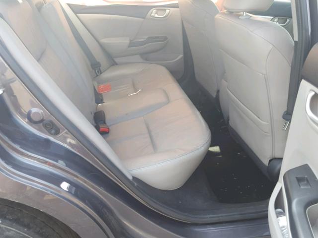 19XFB2F92FE053417 - 2015 HONDA CIVIC EXL Gümüş foto 6