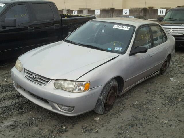 1NXBR12E32Z622502 - 2002 TOYOTA COROLLA SILVER photo 2