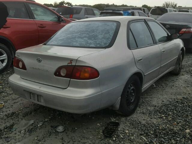 1NXBR12E32Z622502 - 2002 TOYOTA COROLLA SILVER photo 4