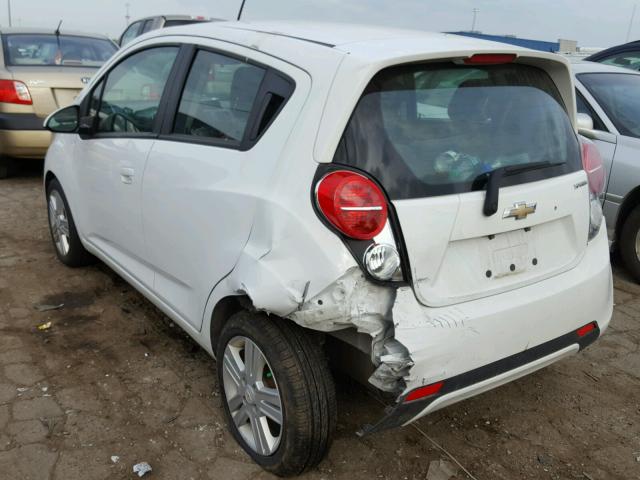 KL8CD6S96EC409263 - 2014 CHEVROLET SPARK 1LT WHITE photo 3