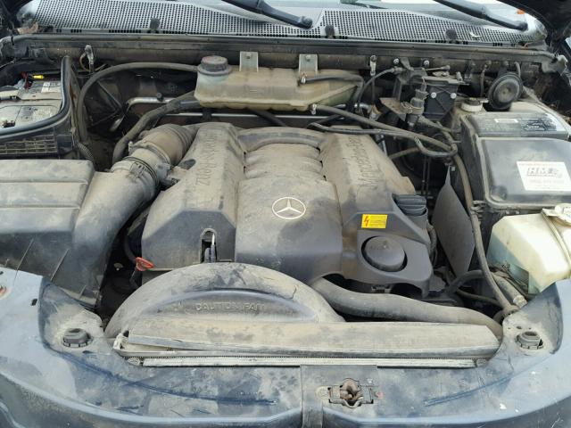 4JGAB54E6YA153694 - 2000 MERCEDES-BENZ ML 320 BLUE photo 7