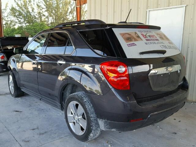 2GNALBEK5F6146368 - 2015 CHEVROLET EQUINOX LT BLACK photo 3