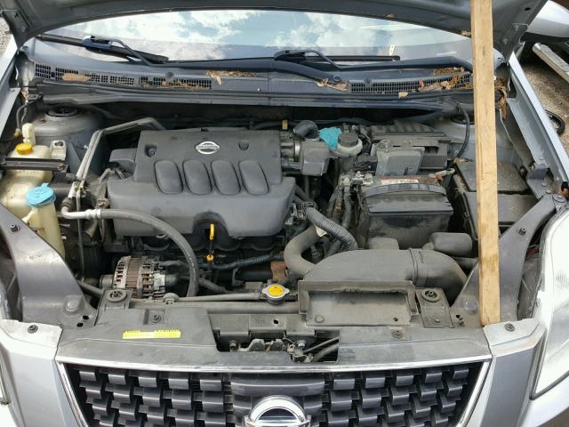 3N1AB61E18L706634 - 2008 NISSAN SENTRA 2.0 GRAY photo 7