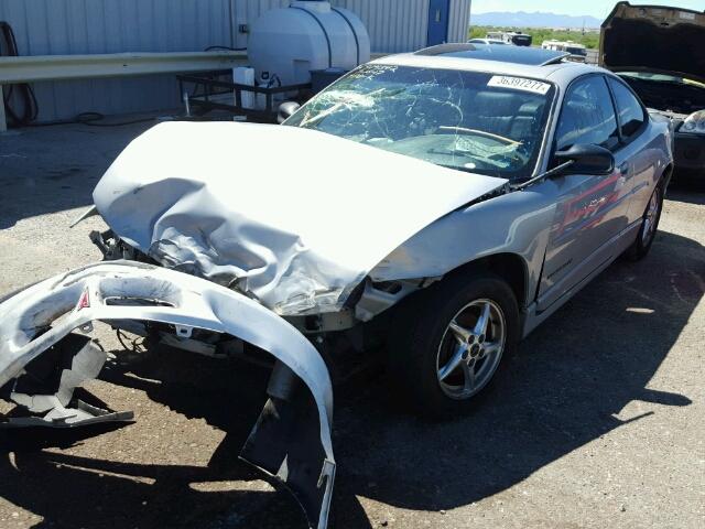 1G2WP12K8YF331285 - 2000 PONTIAC GRAND PRIX SILVER photo 2