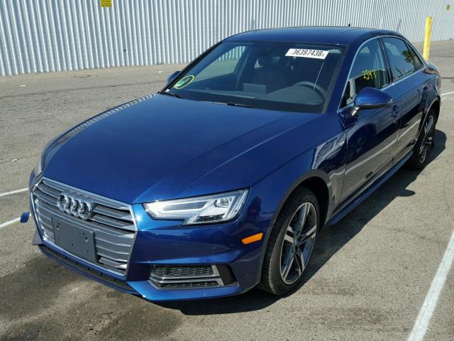 WAULMAF46HA148223 - 2017 AUDI A4 ULTRA P BLUE photo 2