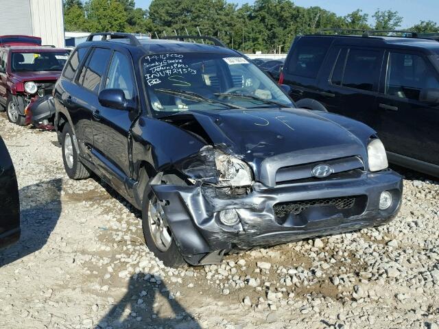 KM8SC13D95U934982 - 2005 HYUNDAI SANTA FE G BLUE photo 1