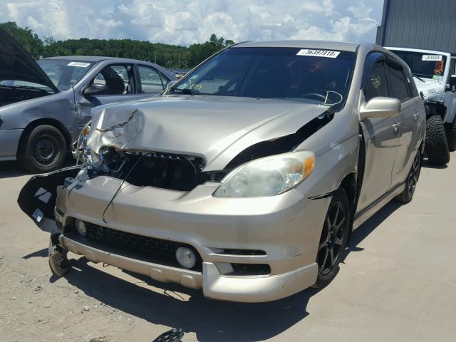 2T1KR32E73C095255 - 2003 TOYOTA MATRIX GOLD photo 2