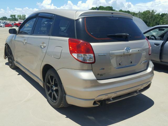 2T1KR32E73C095255 - 2003 TOYOTA MATRIX 金色 照片 3