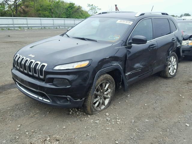 1C4PJMDS9FW610239 - 2015 JEEP CHEROKEE L BLACK photo 2