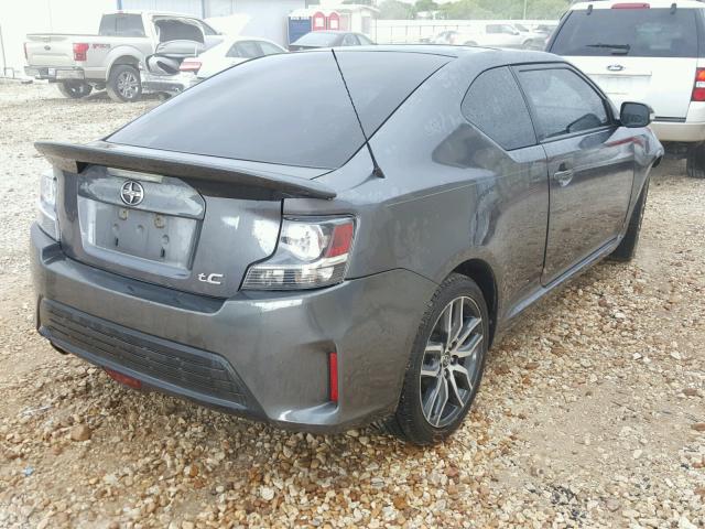 JTKJF5C79E3075495 - 2014 TOYOTA SCION TC 灰色 照片 4