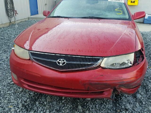 2T1CF28P2YC310208 - 2000 TOYOTA CAMRY SOLA RED photo 10